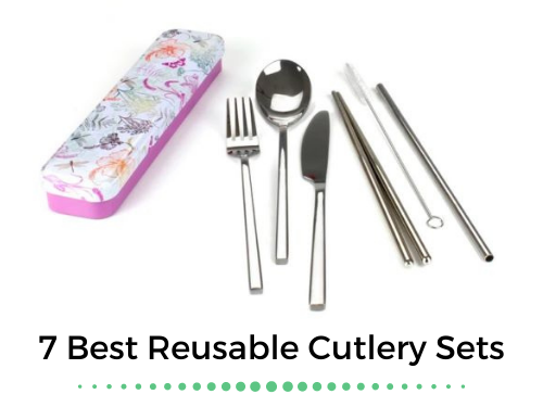 8-piece Silver ,Pink silverware set for Dinner ☀️ ZCTIVE Portable Utensils Set,Reusable 18/8 Stainless Steel Cutlery Set,Travel Camping Cutlery Set, 