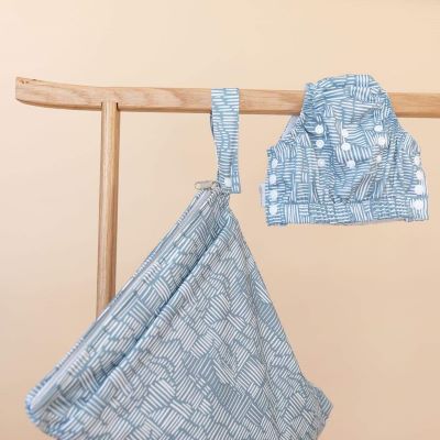 reusable swim nappy and wet bag