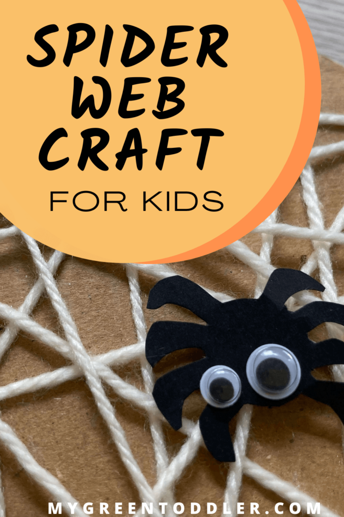 Spider craft preschool kids activity