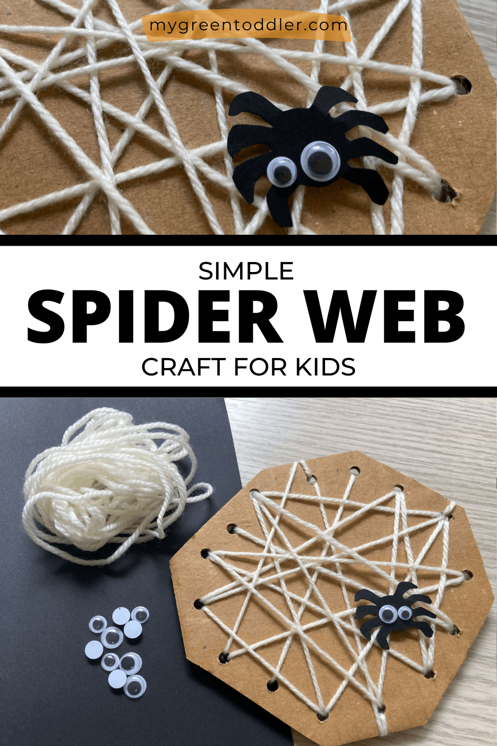 Spider Craft For Kids - My Green Toddler