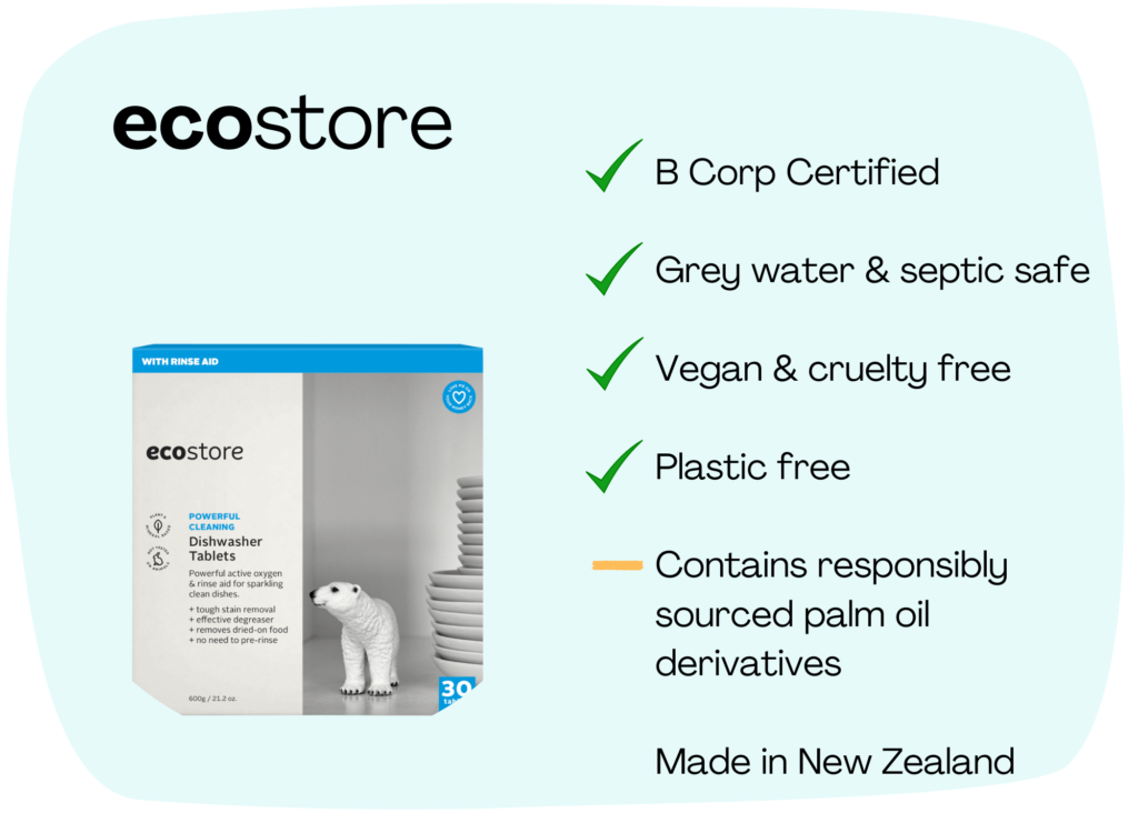 ecostore dishwasher tablet features