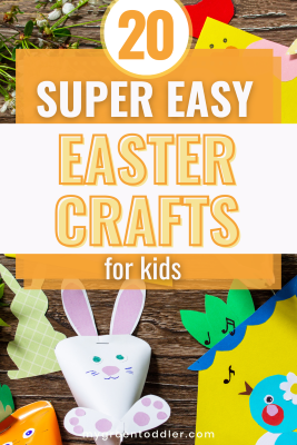 Easter crafts for kids Pinterest pin